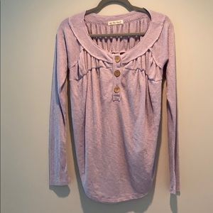 New Free People lavender tshirt